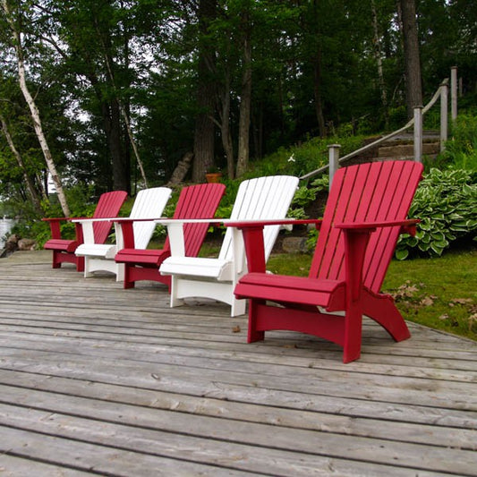 What are the advantages of purchasing plastic Muskoka Chairs opposed to wood?